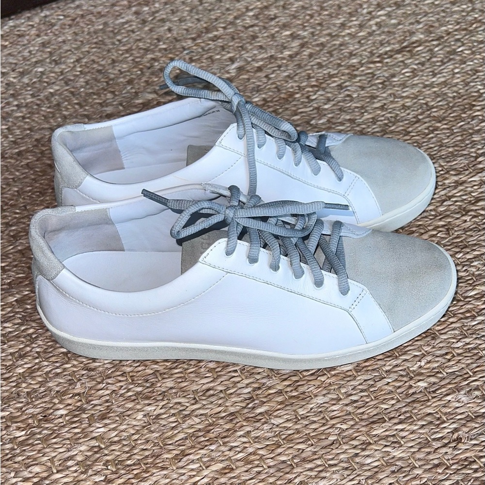 VINCE White and Gray Sneakers - Women’s size 8